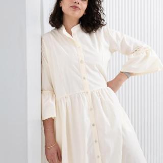 Butter Yellow Shirt Dress