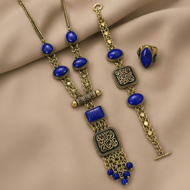 Copper-Tone Jewelry Set 1 Copper-Tone Jewelry Set