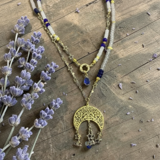 Long summer necklace