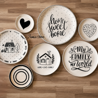 Family wall plates (name customized)