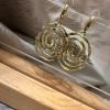 Spiral Golden Earrings