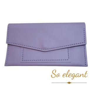 The Lilac wallet [ handmade natural leather wallet ]