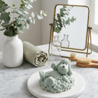 New Arrivals 64 Bubble gum natural soap (cute sheep)