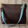 Siwi Embroidered genuine leather bag handle 120*3 cm