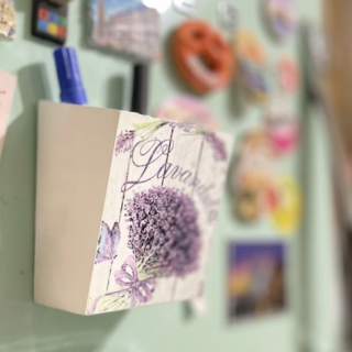 Magnetic Fridge Basket - Lavandula