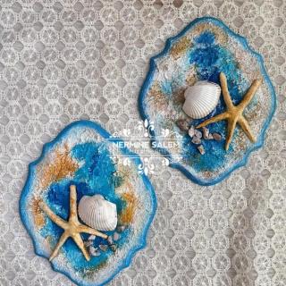 Seashells frames (set of two)