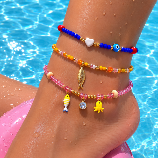 Beach anklets