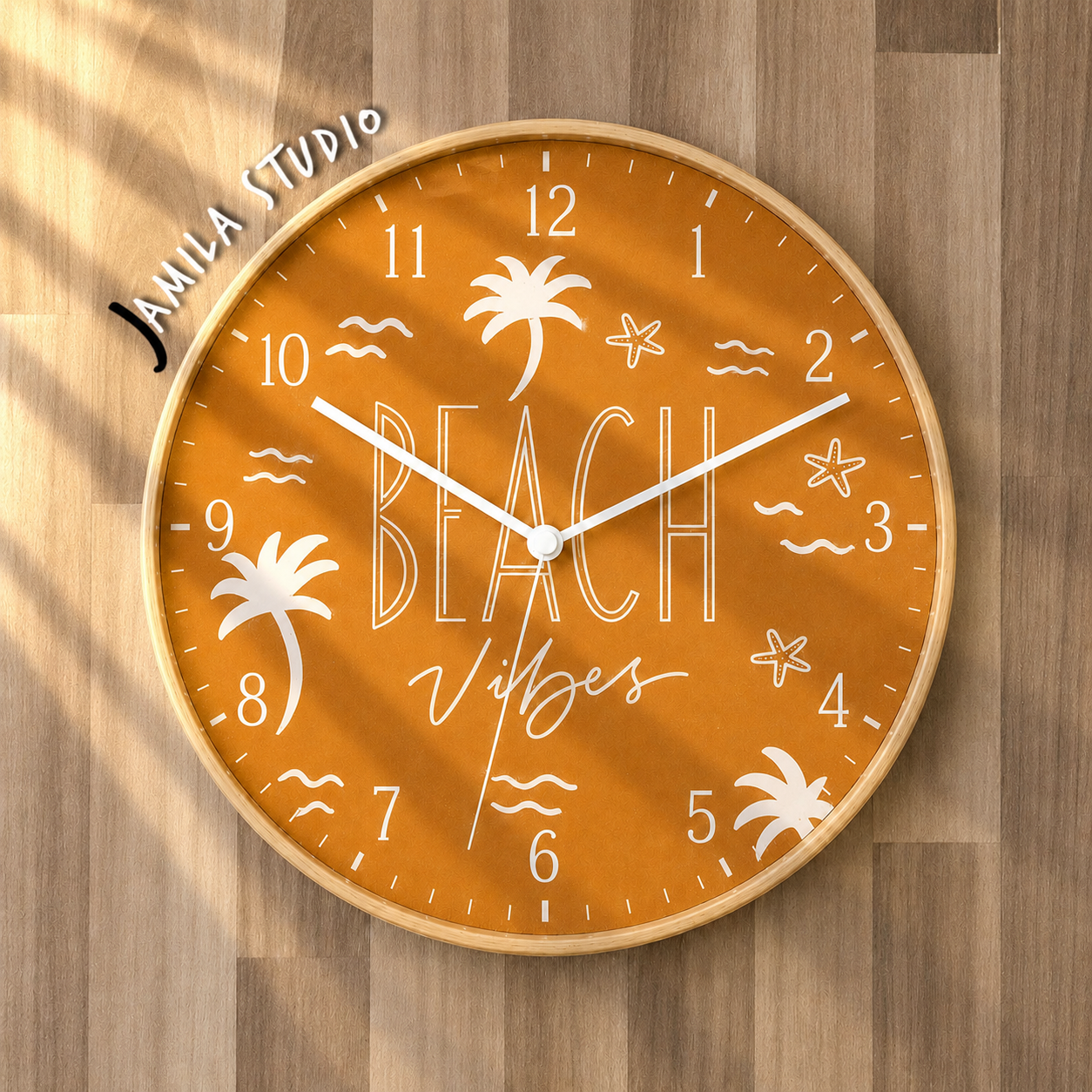 Beach Vibes (wall clock) 1 Beach Vibes (wall clock)