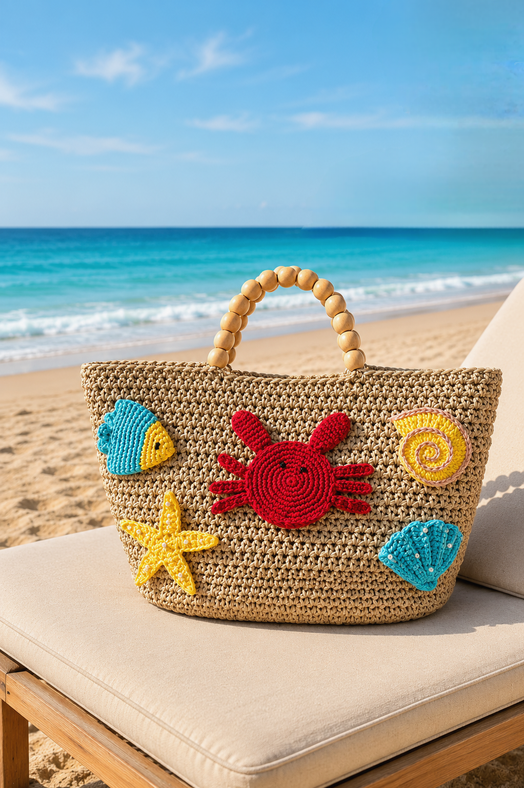 Crab beach bag 1 Crab beach bag