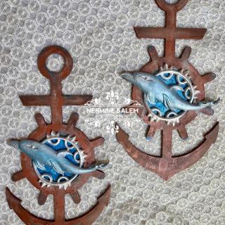 Set of 2 anchors decoration