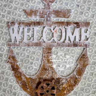 Welcome anchor decor