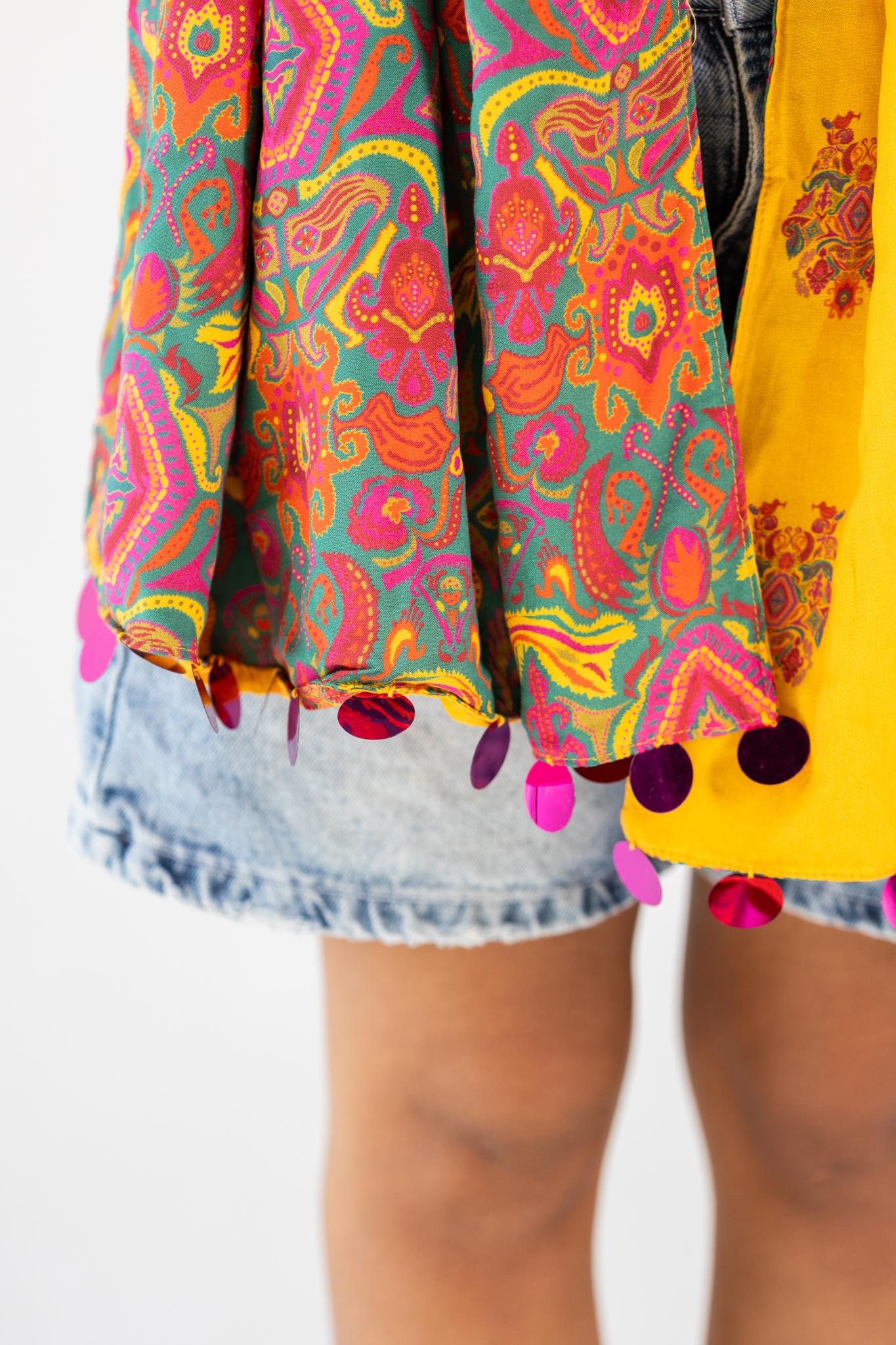 Ciel Et Miel Reversible Cotton Scarf 3 0E8A6973 scaled