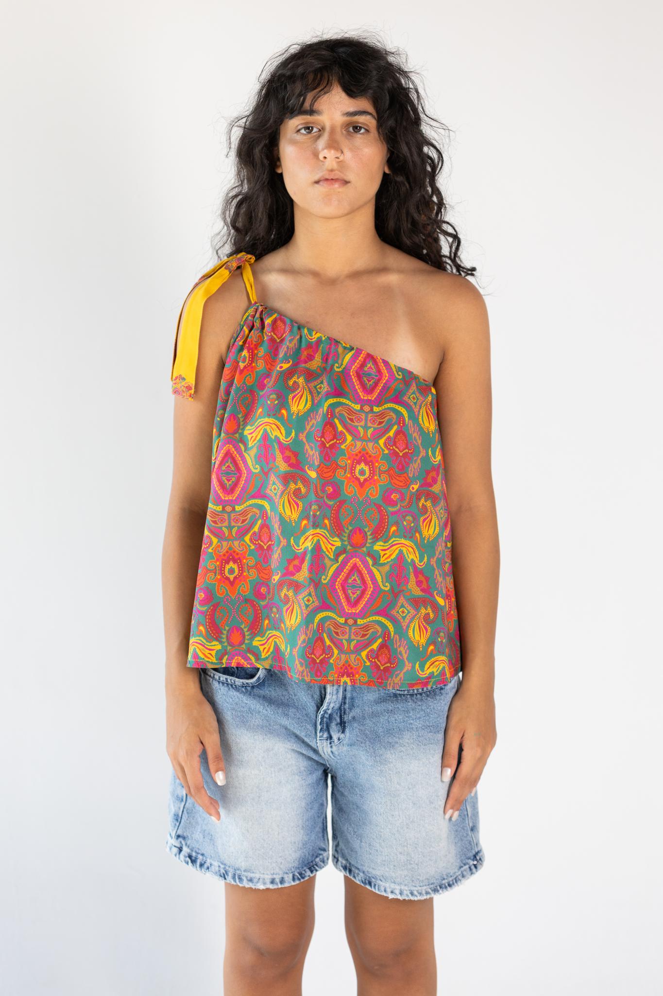 Ciel Et Miel One Shoulder Cotton Top 2 0E8A6992 scaled