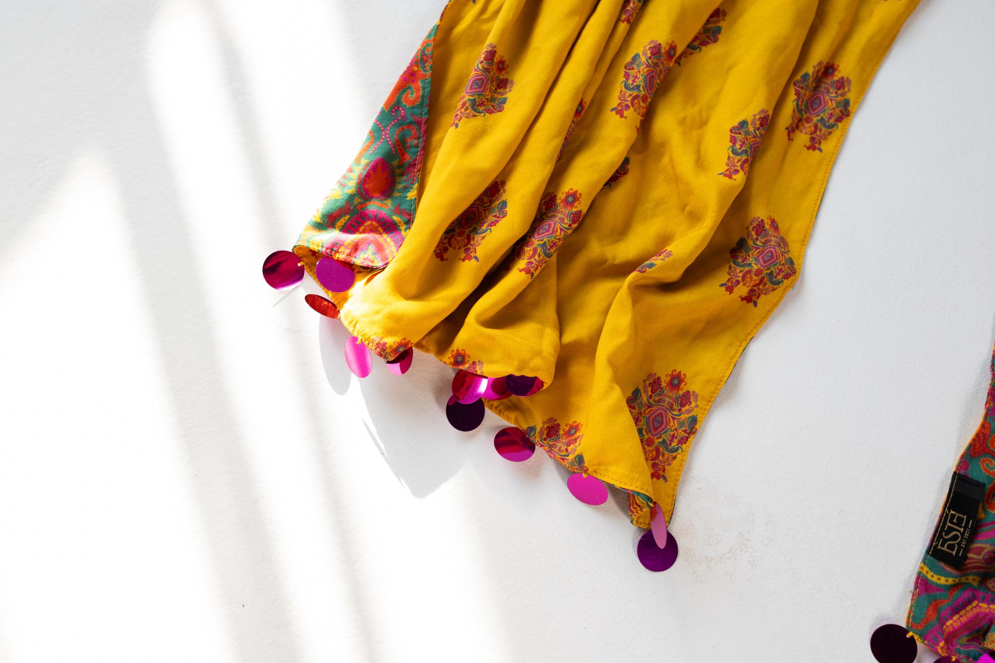 Ciel Et Miel Reversible Cotton Scarf 4 0E8A7054 scaled