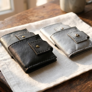 Women’s Genuine Leather Small Wallet — Minimal Handmade Wallet