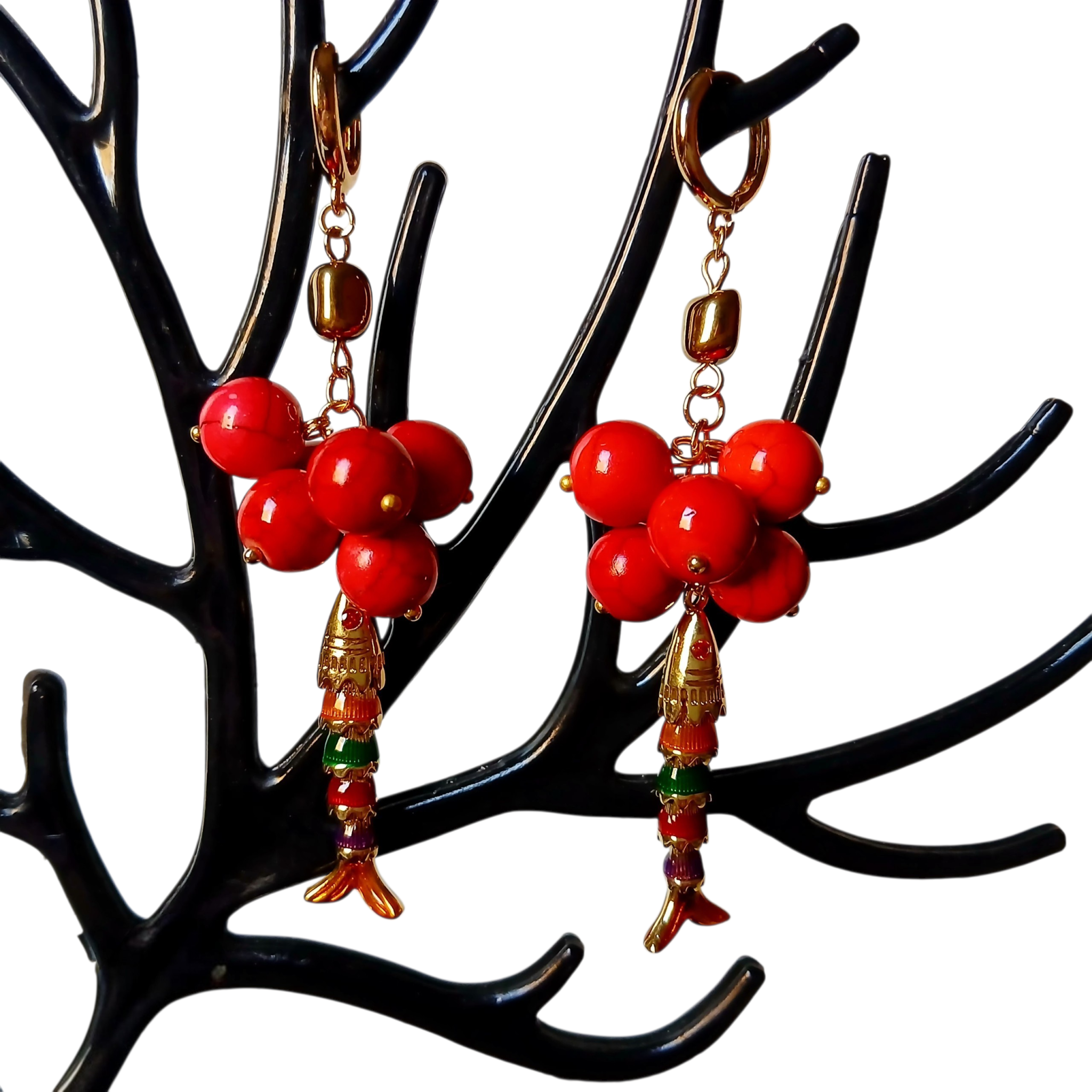 MessoCraft Red Fish Earrings 2 20260628 190040 scaled
