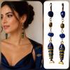 MessoCraft Blue Fish Earrings