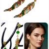 MessoCraft Green Leave Earrings