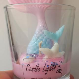 Mermaid candle