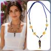 MessoCraft Blue | Yellow Fish Necklace