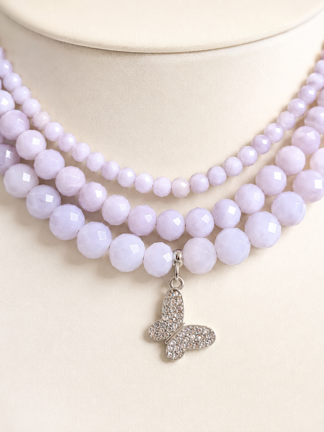 Ribbon purple glass beads necklace, bracelets set 6 915728B6 D238 4212 B2FA 40DFDEF08BAA