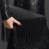 Fumee tassels clutch