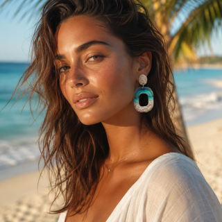 resin earrings