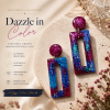 Resin earrings