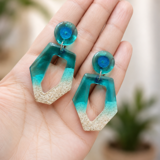 resin earrings