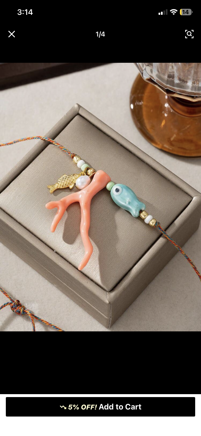 Fish summer necklace 4 IMG 2924