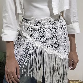 White scarf