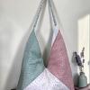 Pastel triangles bag