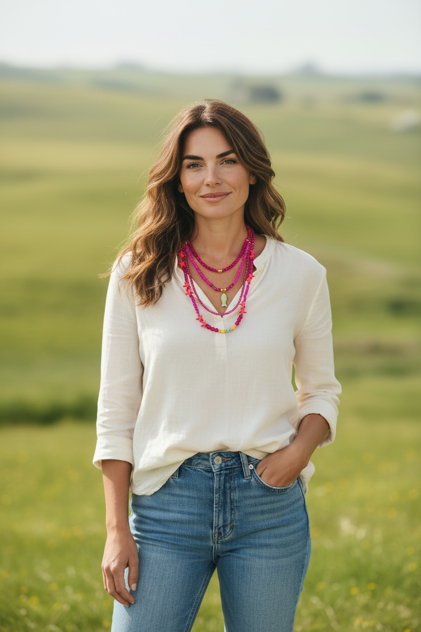 Triple-layer summer fish necklace 2 Photoroom 20260722 201146 1