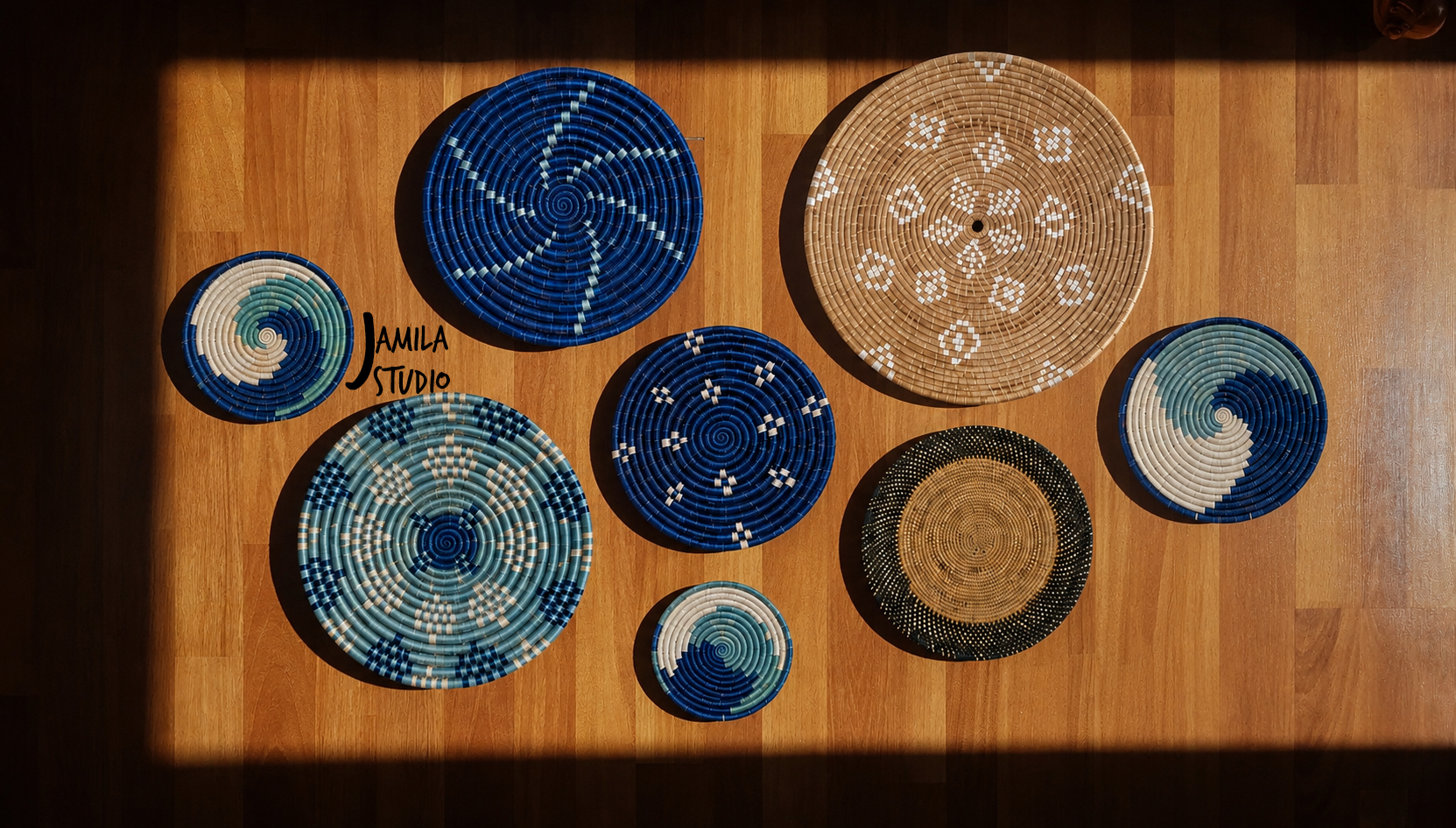 Basket themed (wall plates) 1 Basket themed (wall plates)