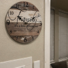 Family Rustic (wall clock)