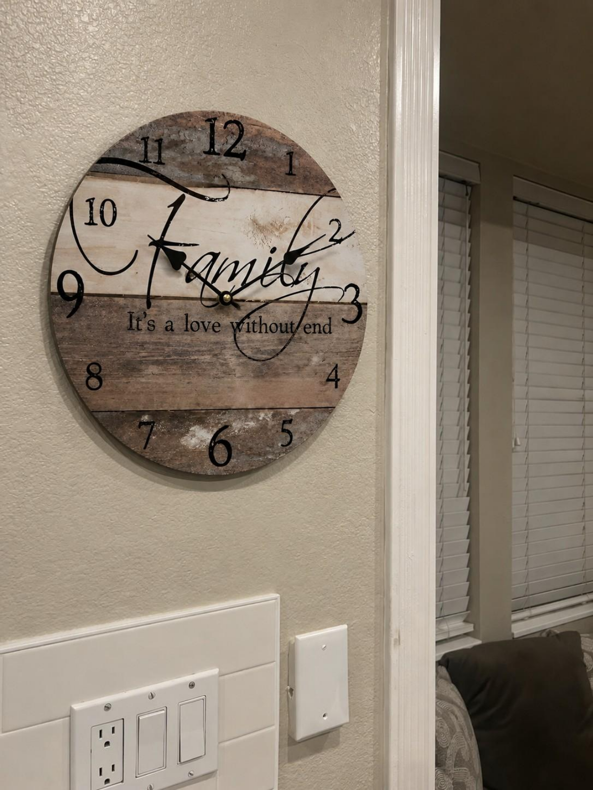 Family Rustic (wall clock) 1 Family Rustic (wall clock)