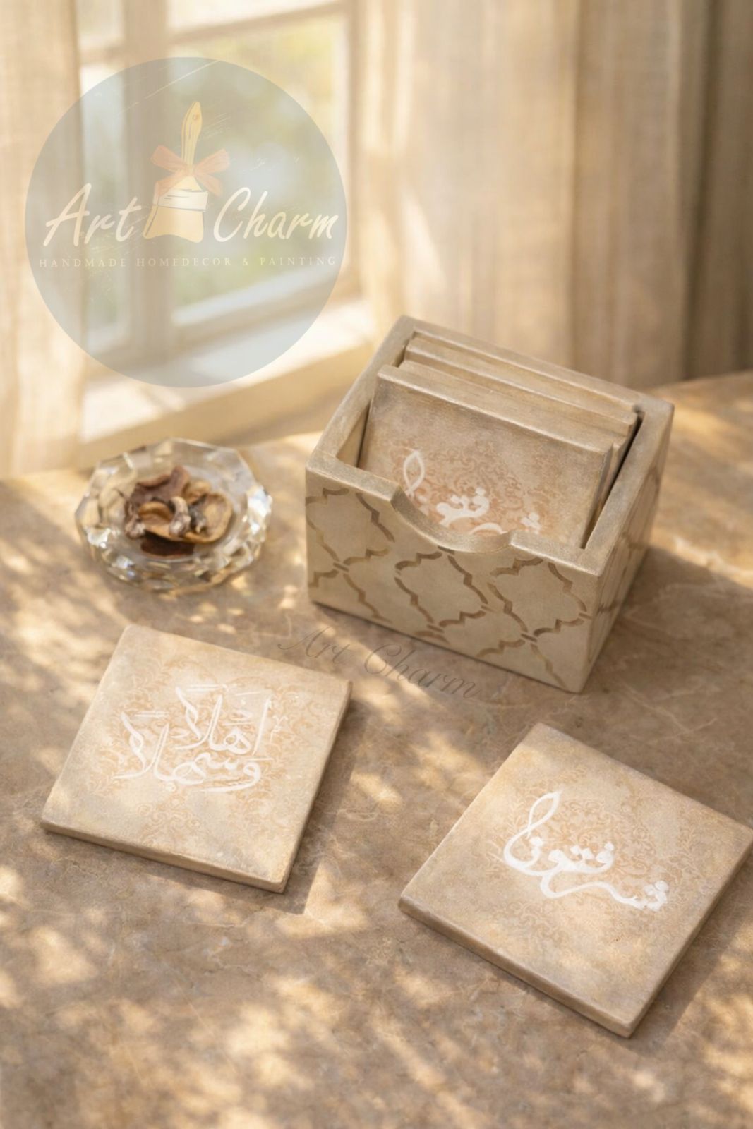 handmade coasters set in arabian style 2 WhatsApp Image 2026 07 0 1