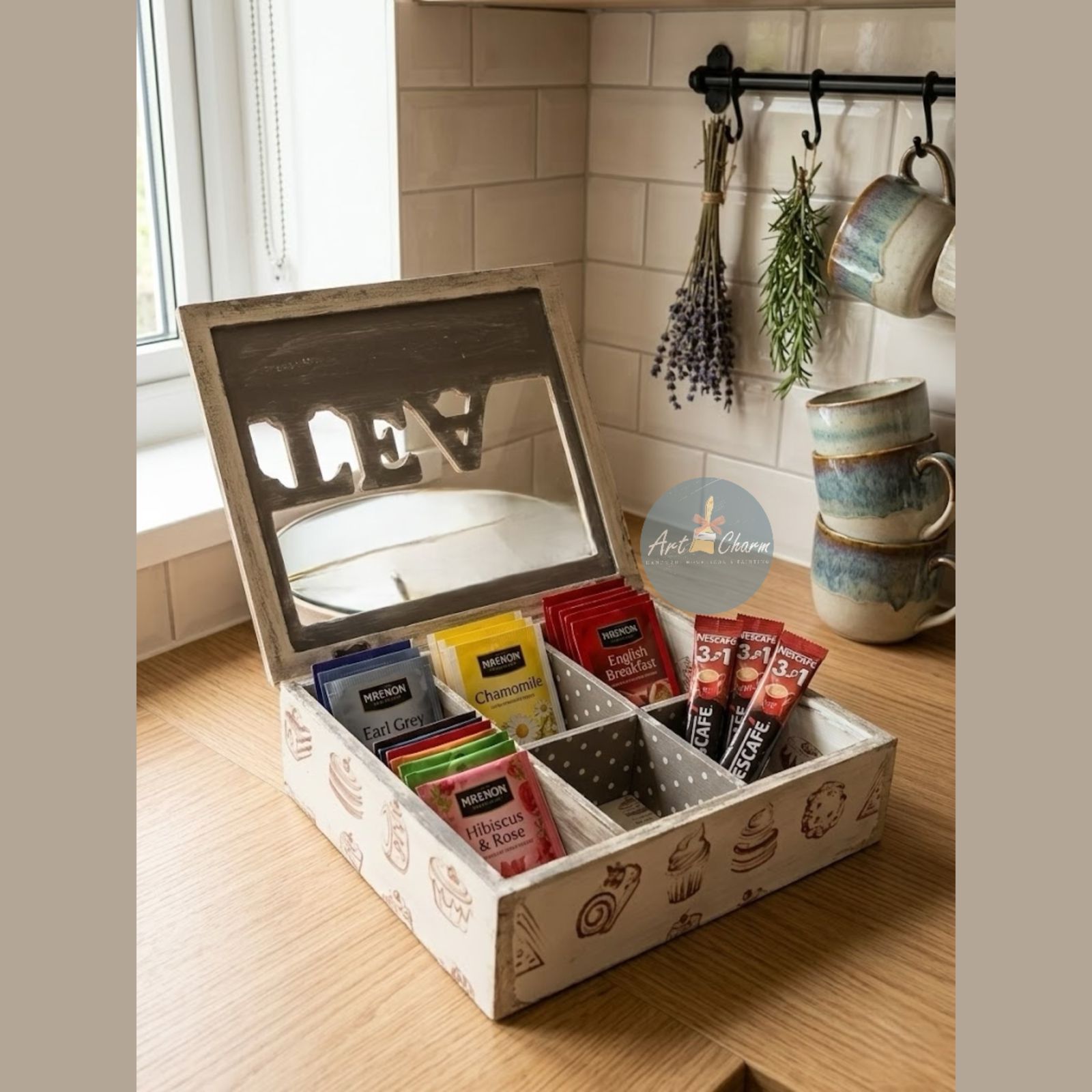 Handmade tea,coffee organizer box 5 WhatsApp Image 2026 07 07 at 10.16.33 PM 1