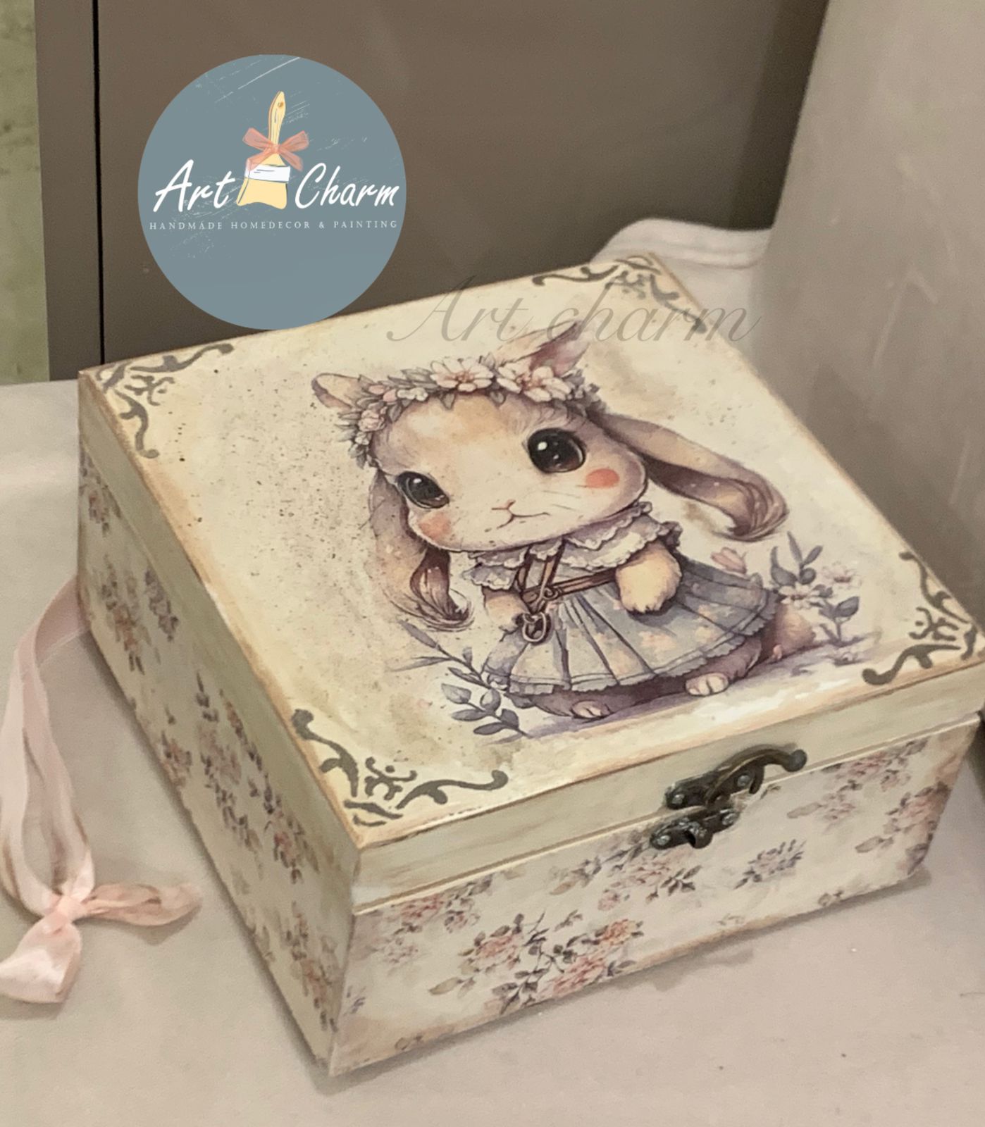 vintage bunny classic jewelry handmade box 11 WhatsApp Image 2026 07 07 at 10.23.26 PM