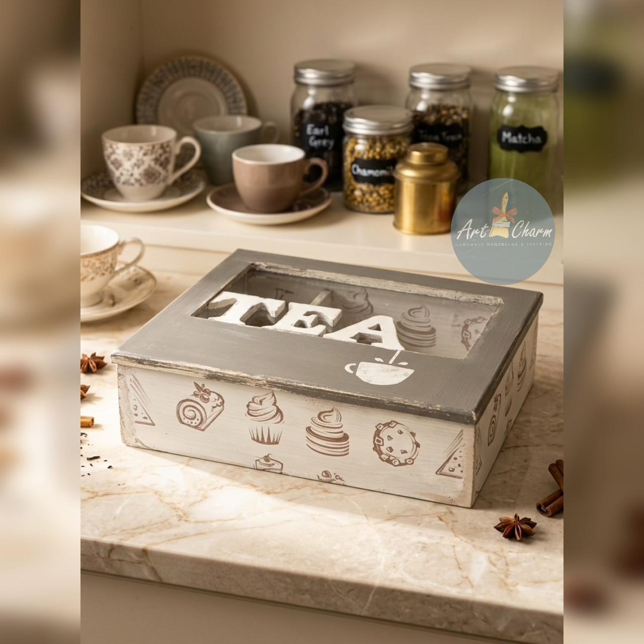 Handmade tea,coffee organizer box 4 WhatsApp Image 2026 07 07 at 12.25.08 AM