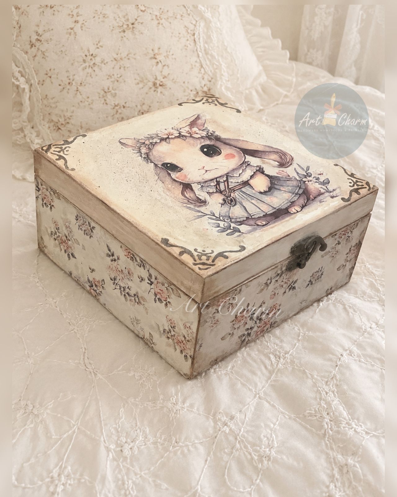 vintage bunny classic jewelry handmade box 6 WhatsApp Image 2026 07 08 at 2.32.36 PM