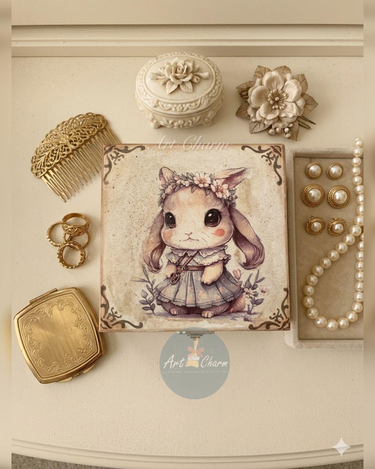 vintage bunny classic jewelry handmade box 7 WhatsApp Image 208 at 2.32.38 PM