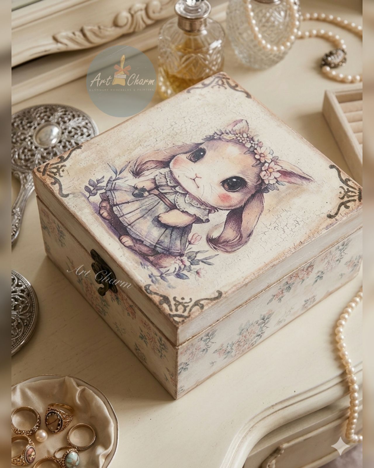vintage bunny classic jewelry handmade box 4 WhatsApp Image 32.38 PM