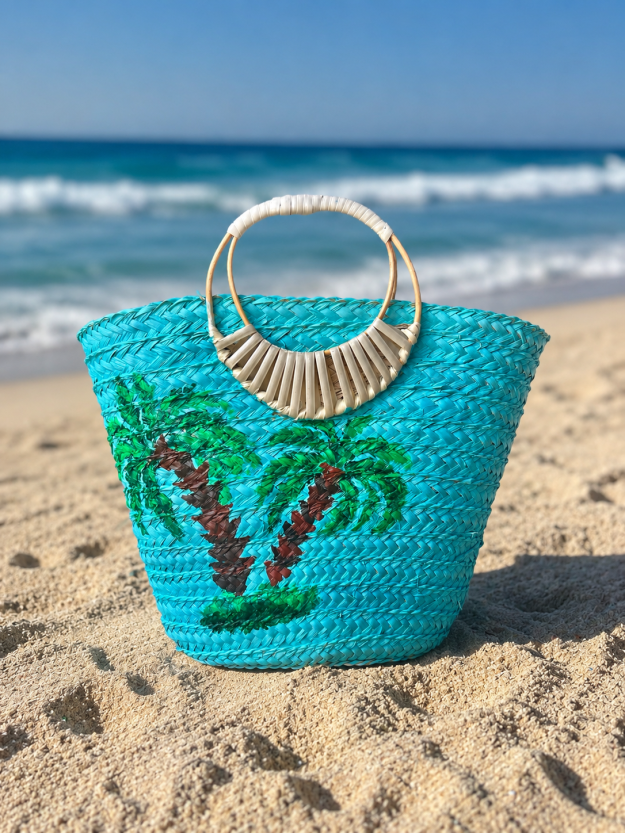 Palmera Straw Beach bag 1 Palmera Straw Beach bag