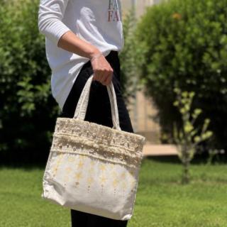 Boho star fish beach Bag