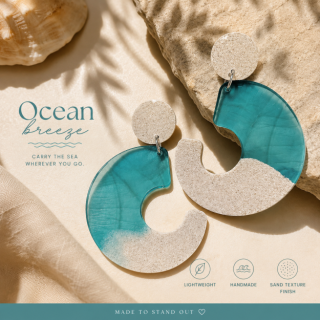 Ocean Breeze Arch Earrings