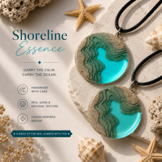 Shoreline Essence Collection (Circular pendant)