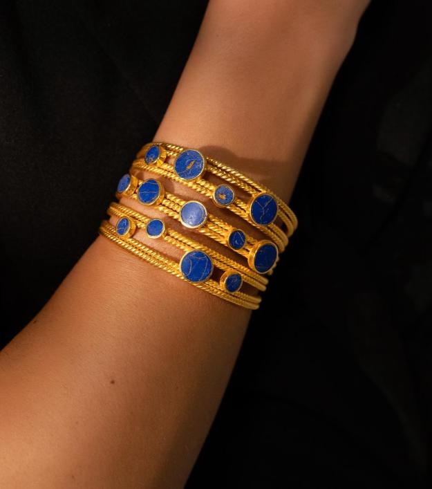 Blue Dot Bangles 1 Blue Dot Bangles