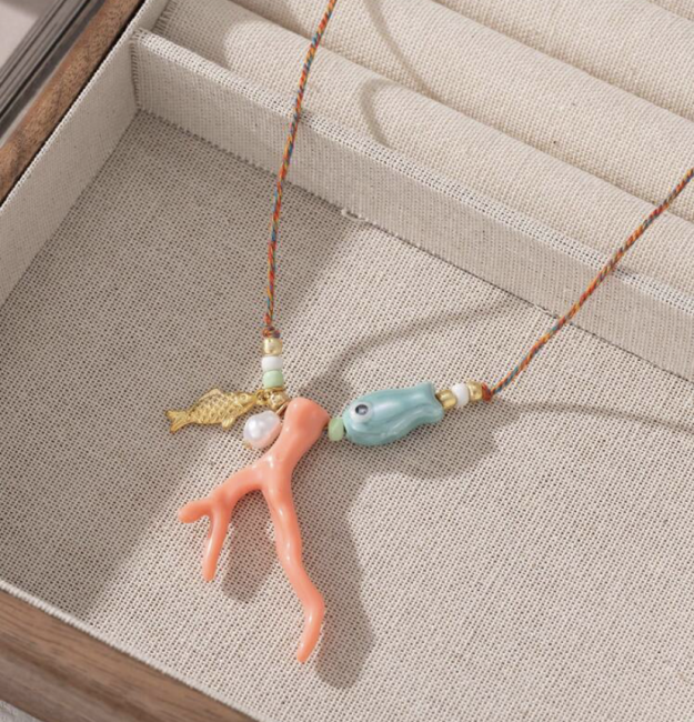 Fish summer necklace 1 Fish summer necklace