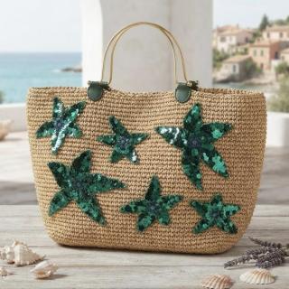 Starfish Raffia bag